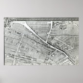 Poster Plan de Paris, connu sous le nom de Plan de Turgot (Devant)