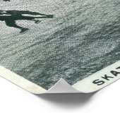 Poster Plan de patinage sur glace du Washington Lake Park (Coin)