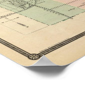 Poster Plan de Racine, siège du comté de Racine Co (Coin)