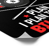 Poster Plan de retraite Billiards Billiard Snooker Ball (Coin)