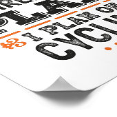 Poster Plan de retraite Cyclisme Cadeau Drôle (Coin)