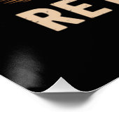 Poster Plan de retraite randonnée Citation drôle (Coin)