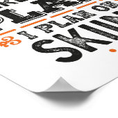 Poster Plan de retraite Skiing cadeau amusant (Coin)