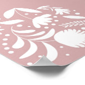 Poster Plan de table BAUTIZO Rose Cielito Lindo (Coin)