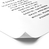 Poster Plan de table de bienvenue moderne pour 9 tables (Coin)