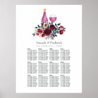 Plan de table de dégustation de vin bordeaux et ma