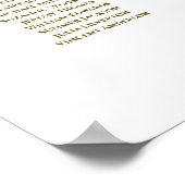 Poster Plan de table de mariage 26 tables avec fronces bl (Coin)