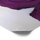 Poster Plan de table de mariage à 5 tables Rose pourpre p (Coin)