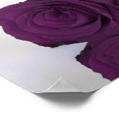 Poster Plan de table de mariage à 6 tables Rose Violet pr (Coin)