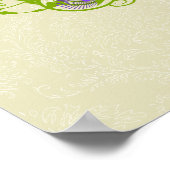 Poster Plan de table de mariage de la branche latérale de (Coin)