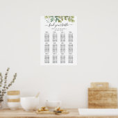 Poster Plan de table de mariage grand modèle à 12 tables (Cuisine)