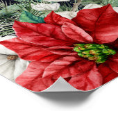 Poster Plan de table de mariage pour les fêtes de Noël (Coin)