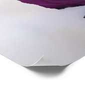 Poster Plan de table de mariage Rose Violet Prune 29 (Coin)