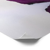 Poster Plan de table de mariage Rose Violet prune 29 (Coin)