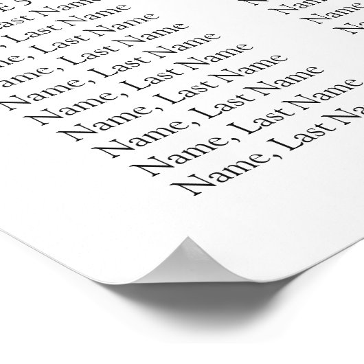 Poster Plan de table élégant avec orchidées blanches Bohè (Coin)