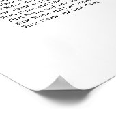 Poster Plan de table élégant minimaliste 21 (Coin)