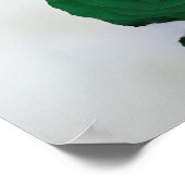 Poster Plan de table élégant Rose Vert Émeraude 17 (Coin)