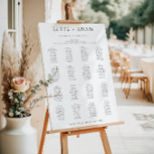 Poster Plan de table Ellesmere 16 tables + table de marié