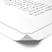 Poster Plan de table Monogramme 9 tables Trouvez votre pl (Coin)