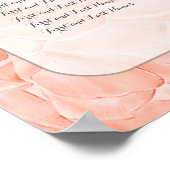 Poster Plan de table Vintage Roses de PixDezines (Coin)