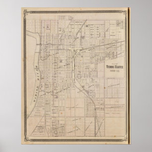 Poster Plan de Terre Haute, Vigo Co