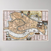 Poster Plan de Venise 1695 (Devant)