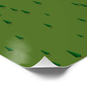 Poster Plan de voyage du lac Leech (Coin)