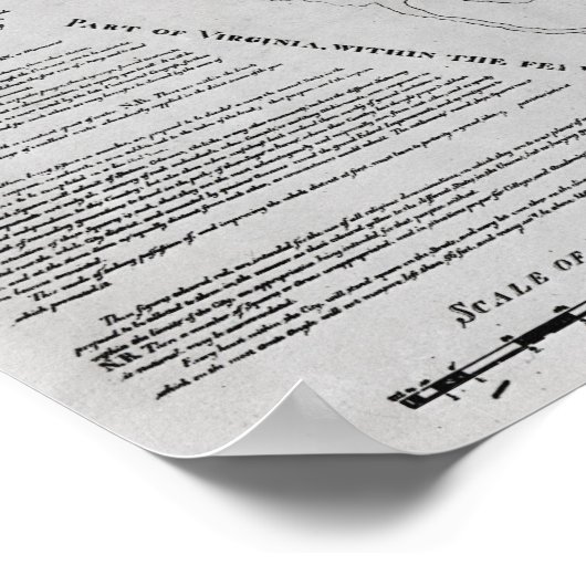 Poster Plan de Washington D.C. (Coin)