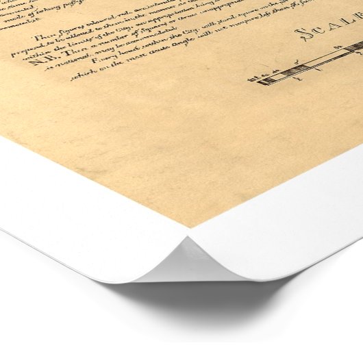 Poster Plan de Washington DC par L'Enfant 1791 (Coin)