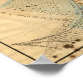 Poster Plan des marais salés et des marais (Coin)