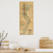 Poster Plan des marais salés et des marais (Cuisine)