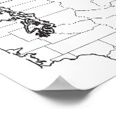 Poster Plan détaillé des comtés de Washington (Coin)