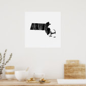 Poster Plan d'État du Massachusetts en état de détresse (Cuisine)