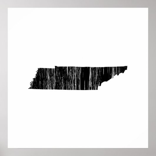 Poster Plan d'état du Tennessee en état de détresse (Devant)