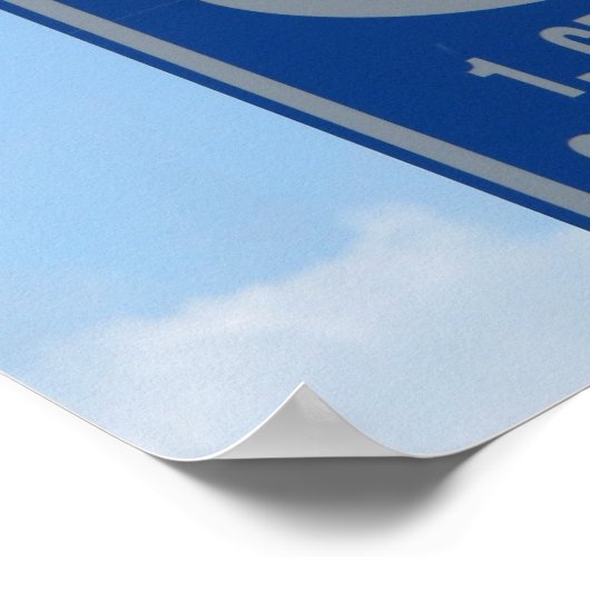 Poster Plan d'évacuation des ouragans (Coin)