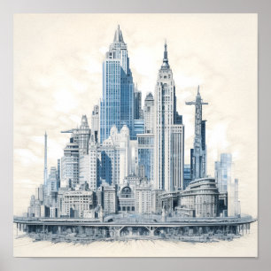 Poster Plan directeur Conception d'une ville