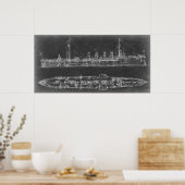 Poster Plan directeur de la marine Cruiser (Cuisine)