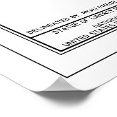 Poster Plan directeur de la Statue de la liberté (Coin)