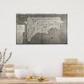 Poster Plan Directeur de la Ville des Cayes, 1789 (Cuisine)