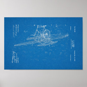 Poster Plan directeur du brevet de bateau à bicyclette Vi