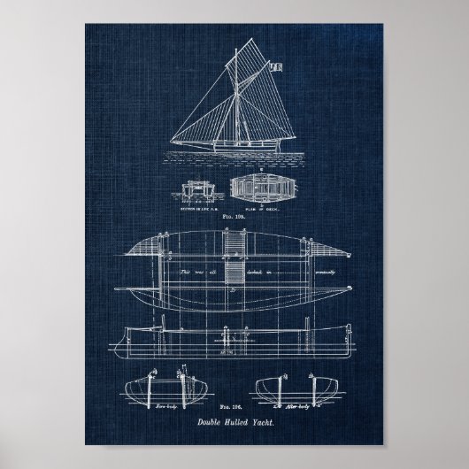Poster Plan directeur pour bateaux à voile no 3 (Devant)