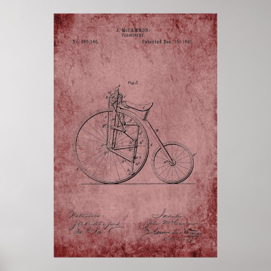 Poster Plan directeur Velocipede (Devant)