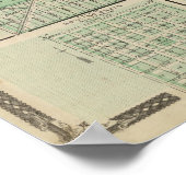 Poster Plan du Brésil, Clay Co avec Bowling Green (Coin)