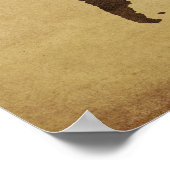 Poster Plan du monde antique 3 (Coin)