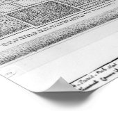 Poster Plan du Palais et du Jardin des Tuileries (Coin)