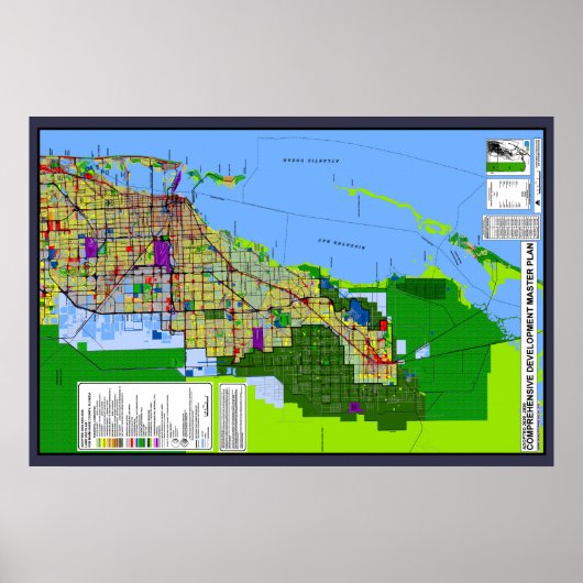 Poster Plan d'utilisation des terres du comté de Miami-Da (Devant)