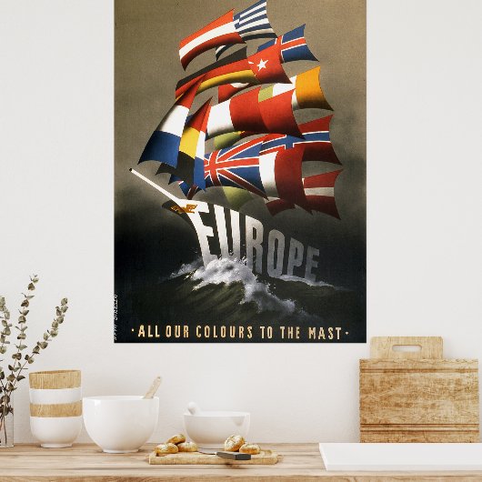 Poster Plan européen Marshall (Cuisine)