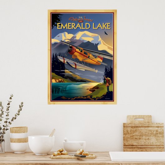 Poster Plan flottant (Cuisine)