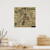 Poster Plan Gettysburg (Cuisine)