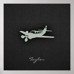 Poster Plan gris cendre